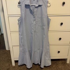 Beachlunchlounge Light Blue Sleeveless Dress